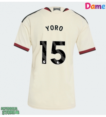 Manchester United Leny Yoro #15 Replika Tredjetrøje Dame 2026-27 Kortærmet